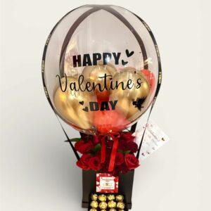 hot air baloon flowers for vakentines