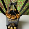 Hot Air Balloon | Gold & Black  | Soap roses - Image 3