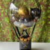 Hot Air Balloon | Gold & Black  | Soap roses