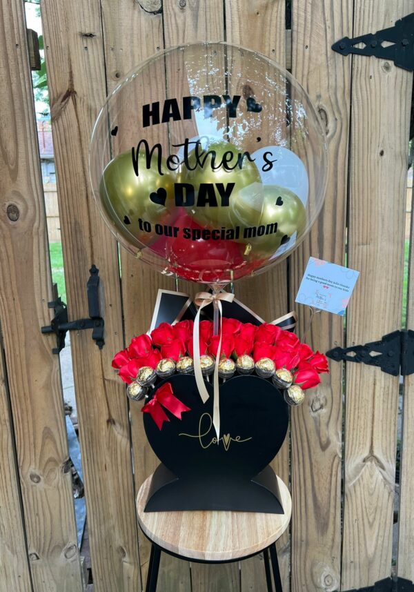 Mother's Day Love is Blind Gift -Red |  Soap roses - Image 3