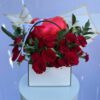 Red flowers bag