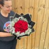 30 Red Roses  Flower bouquet - Image 2
