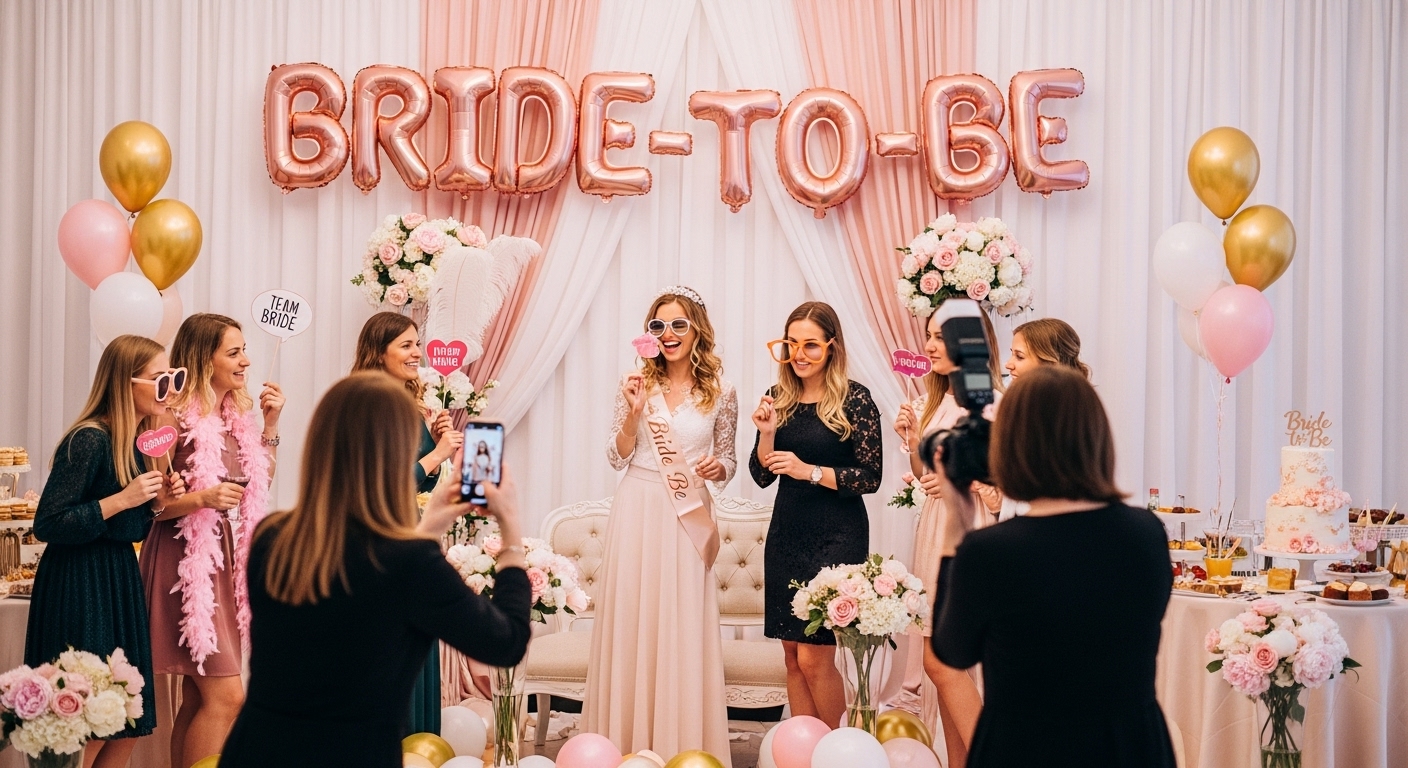 Bride-to-Be Balloon Decorations in Dallas