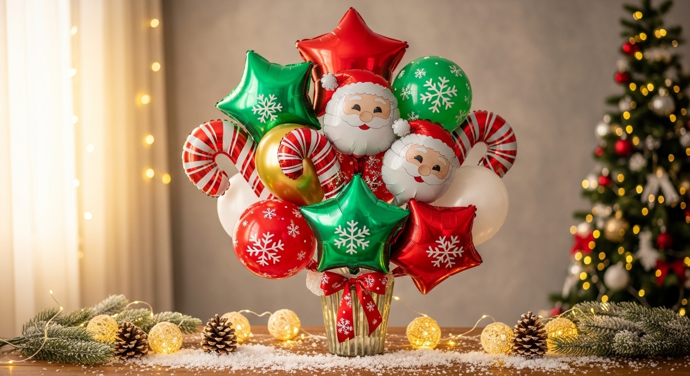 Customized Christmas Balloon Bouquets