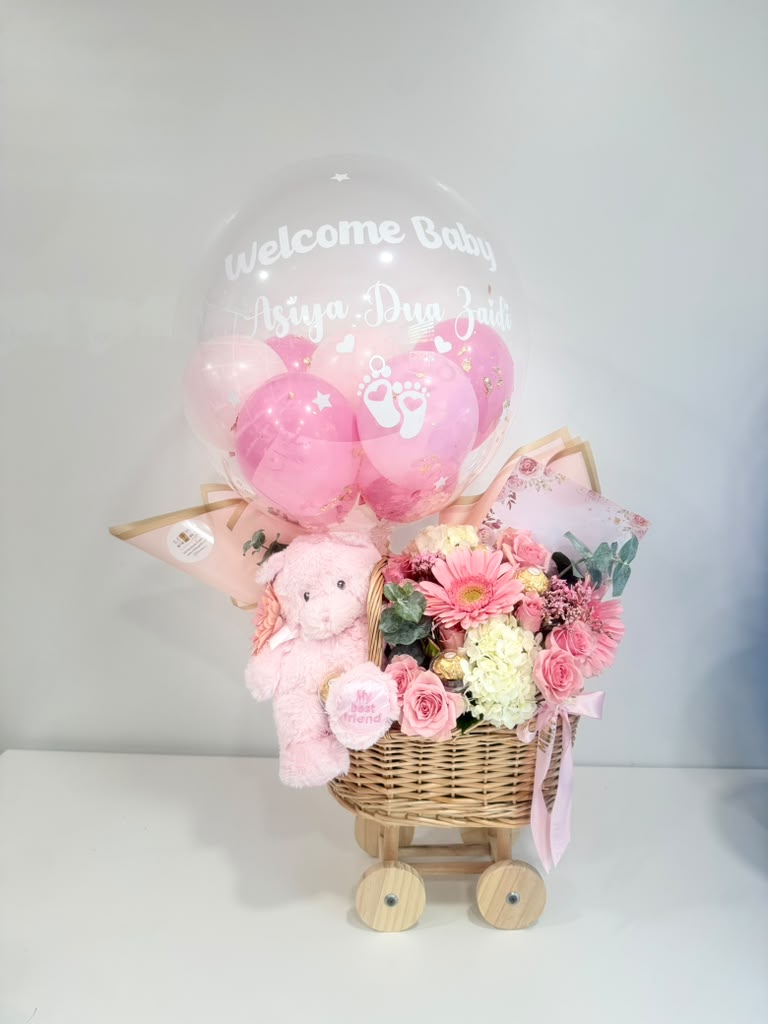 Personalized Baby Stroller Gift Set - Image 4