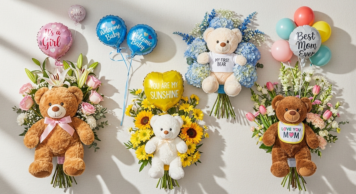 Teddy Bear Gift Arrangements