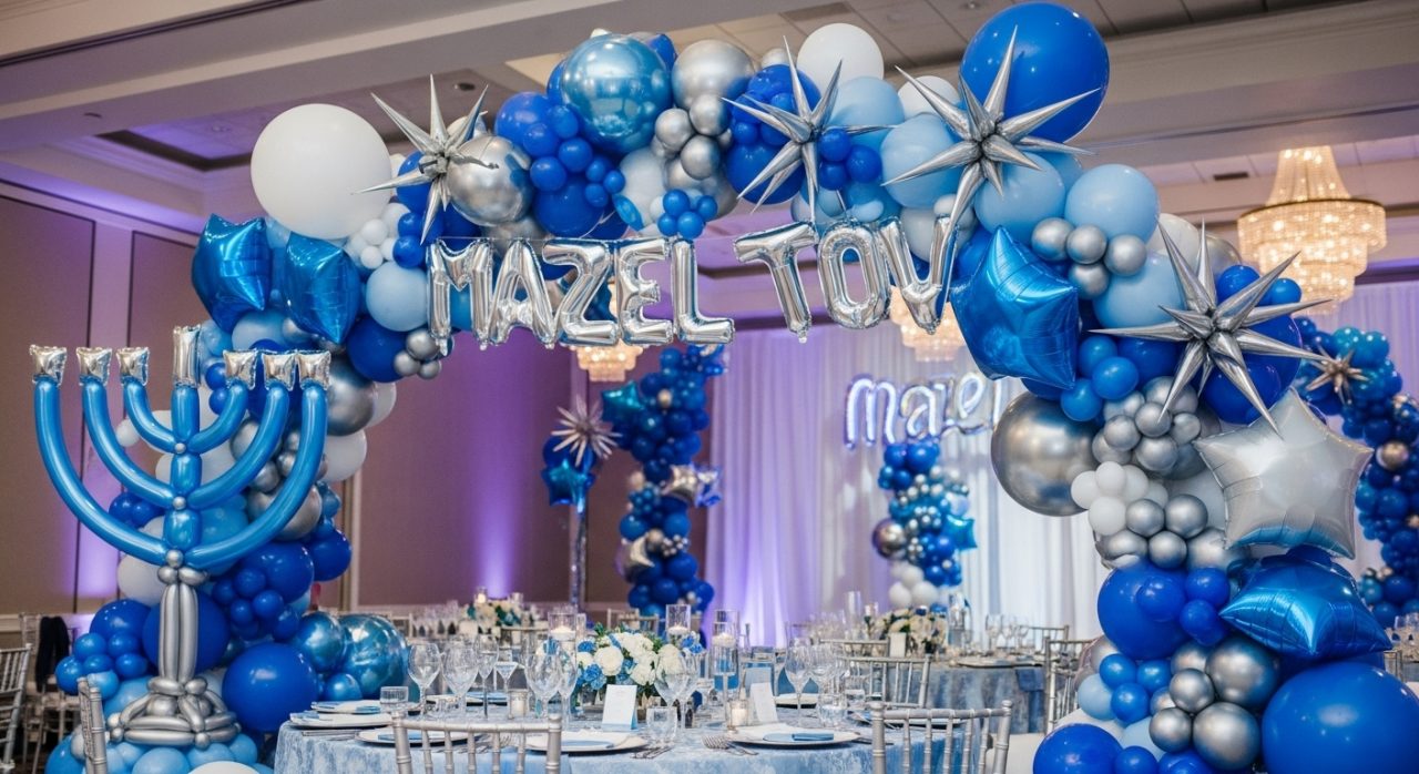Bar Mitzvah Balloon Décor