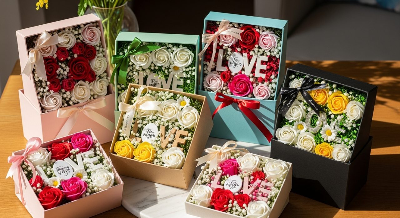 Soap Roses and Flower Arrangements