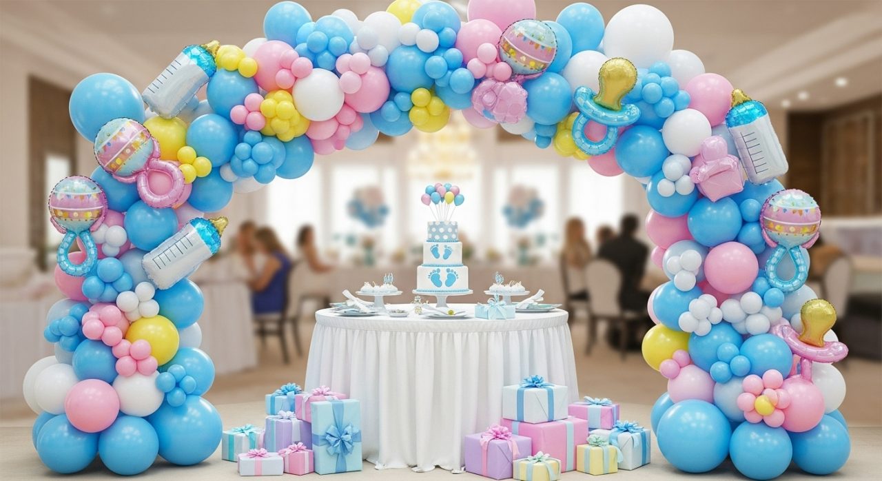 baby shower balloon bouquets