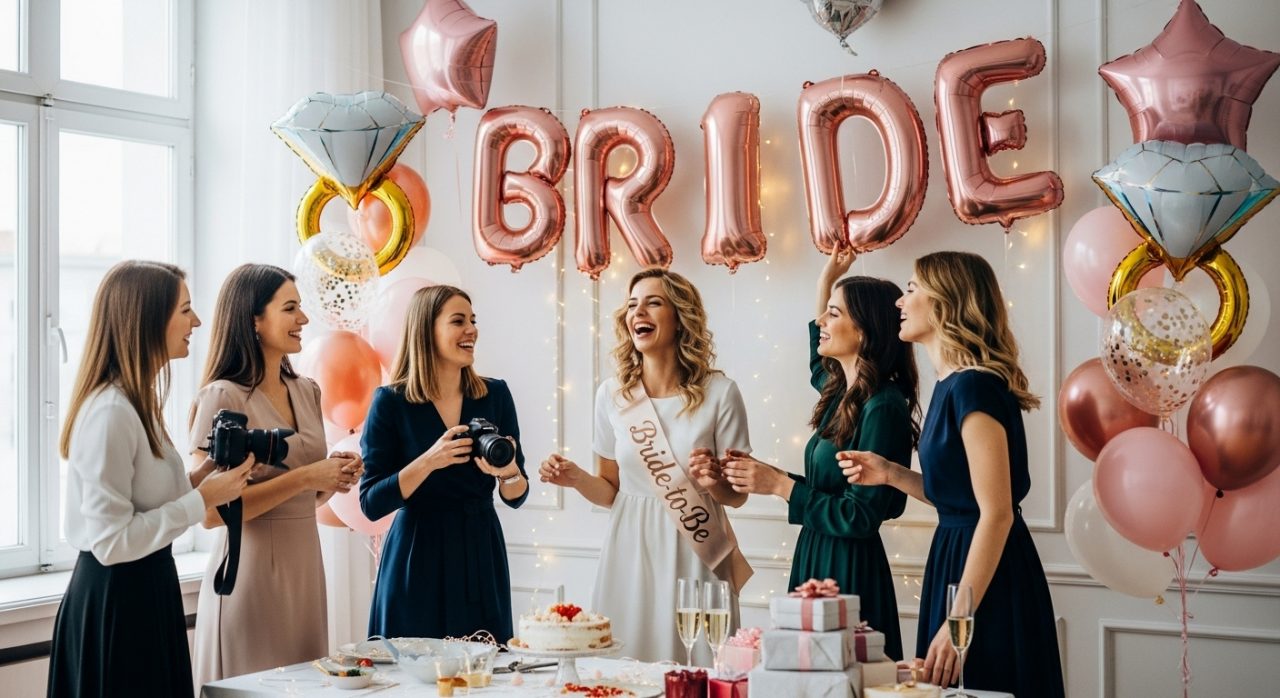 Stunning Bride-to-Be Balloon Decorations
